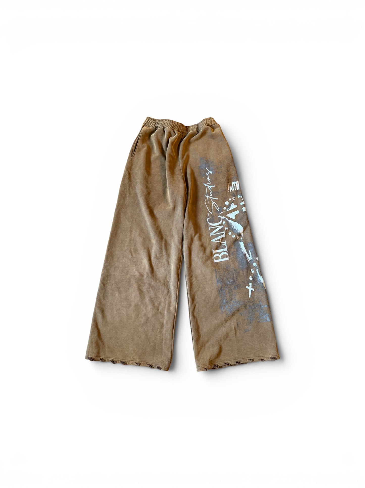 “Faith” Bottom Sweats (Brown)